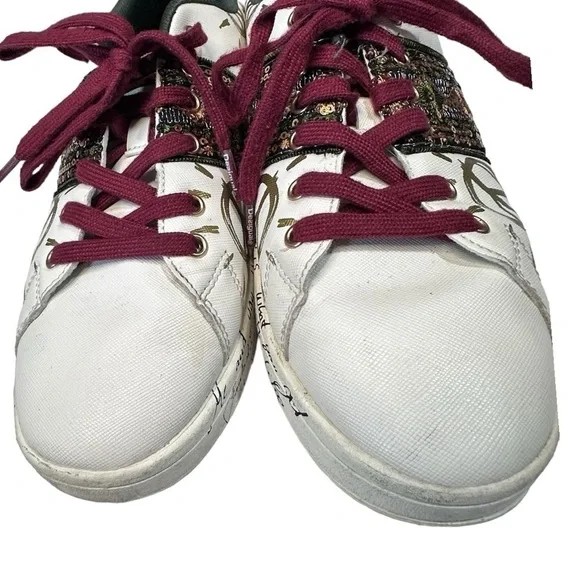 Desigual Cosmic Exotic Women's Sneakers Size 10 - Picture 4 of 7